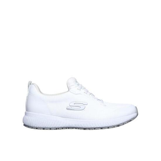 Zapatillas Skechers Mujer Work: Squad SR Blancas