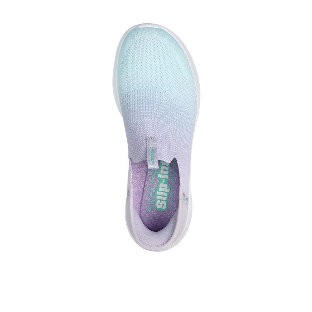 Tênis Roxos Skechers Femininos Ultra Flex 3.0 Beauty Blend 3/4