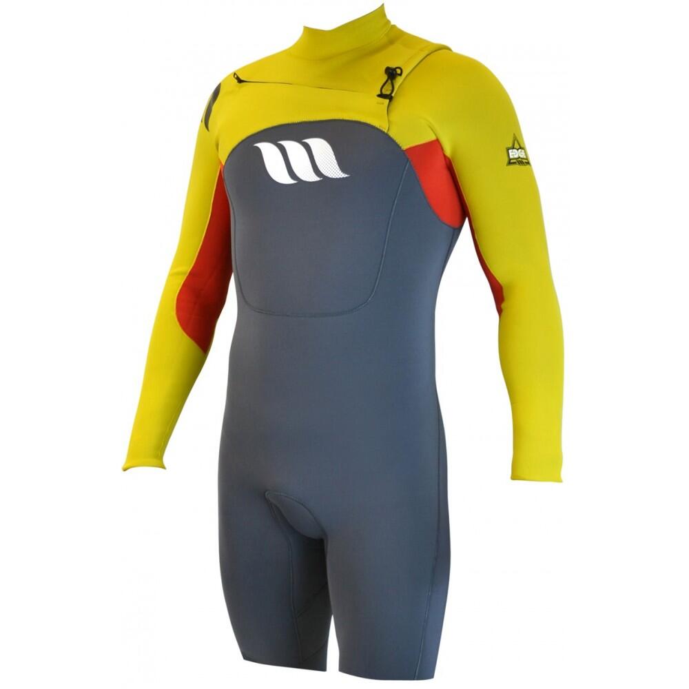 WEST SURFING WEST - Muta da surf - Edge Spring Suit cerniera frontale 2/2mm - Citrus