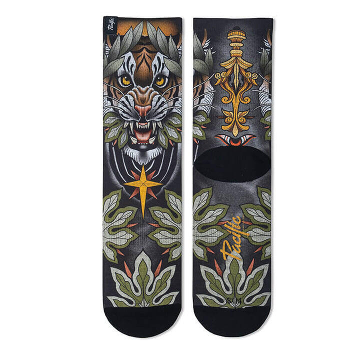 Calzini running con tessuto Coolmax Unisex Roar, Multicolor sublimato 2/4