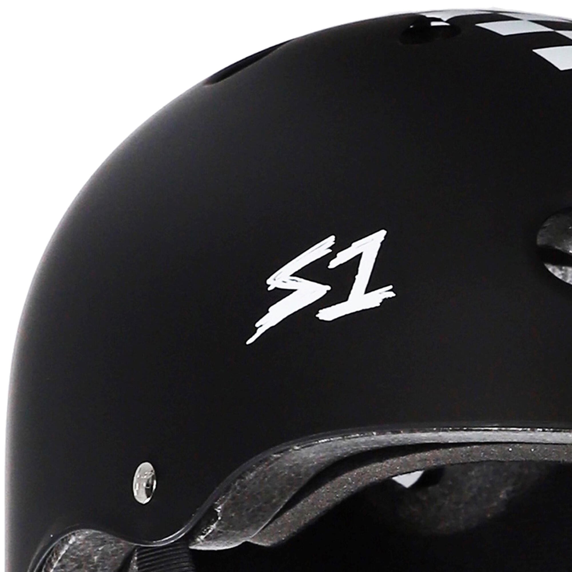 S1 LIFER Helmet - Multi-Impact & High-Impact Certified - Black Checker 3/5
