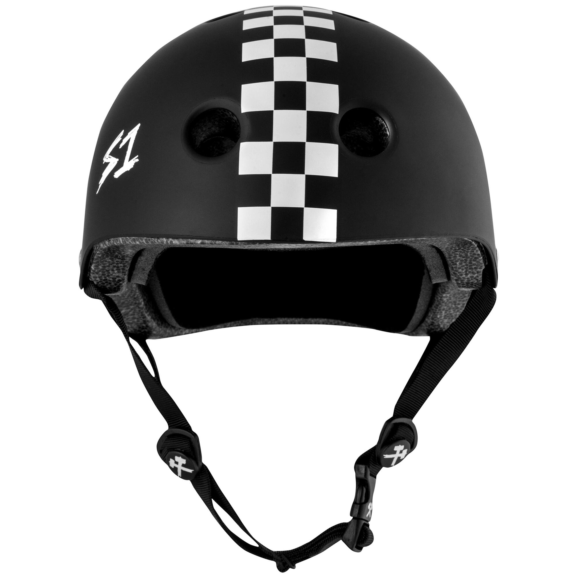 S1 LIFER Helmet - Multi-Impact & High-Impact Certified - Black Checker 2/5