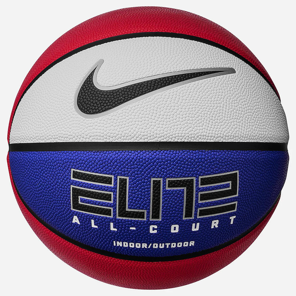Nike - Ballon Nike Elite All Court 8p 2.0 Deflated - Ballon De Basket - Bleu|rouge - 7 - Decathlon