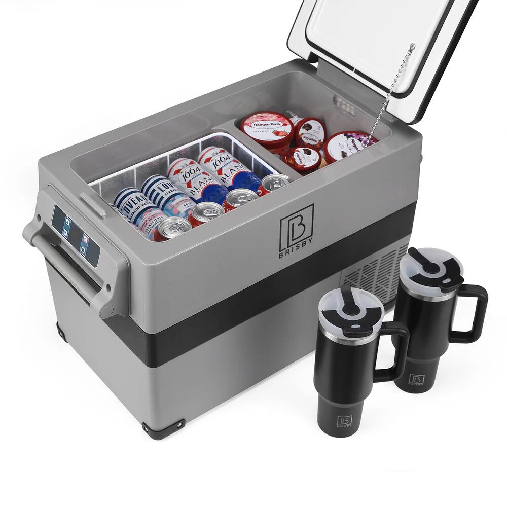 Glacière à compresseur Brisby 40,5 litres et glacière 8 litres noire SET 4/7