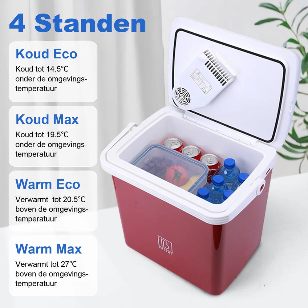 Brisby Elektrische Kühlbox 25 Liter Rot 5/7