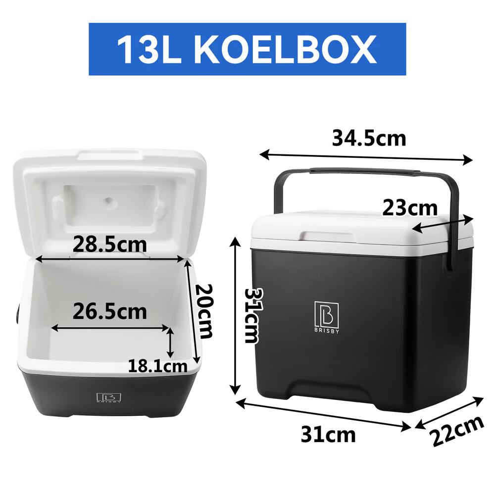 Brisby koelbox 13Liter zwart 4/5
