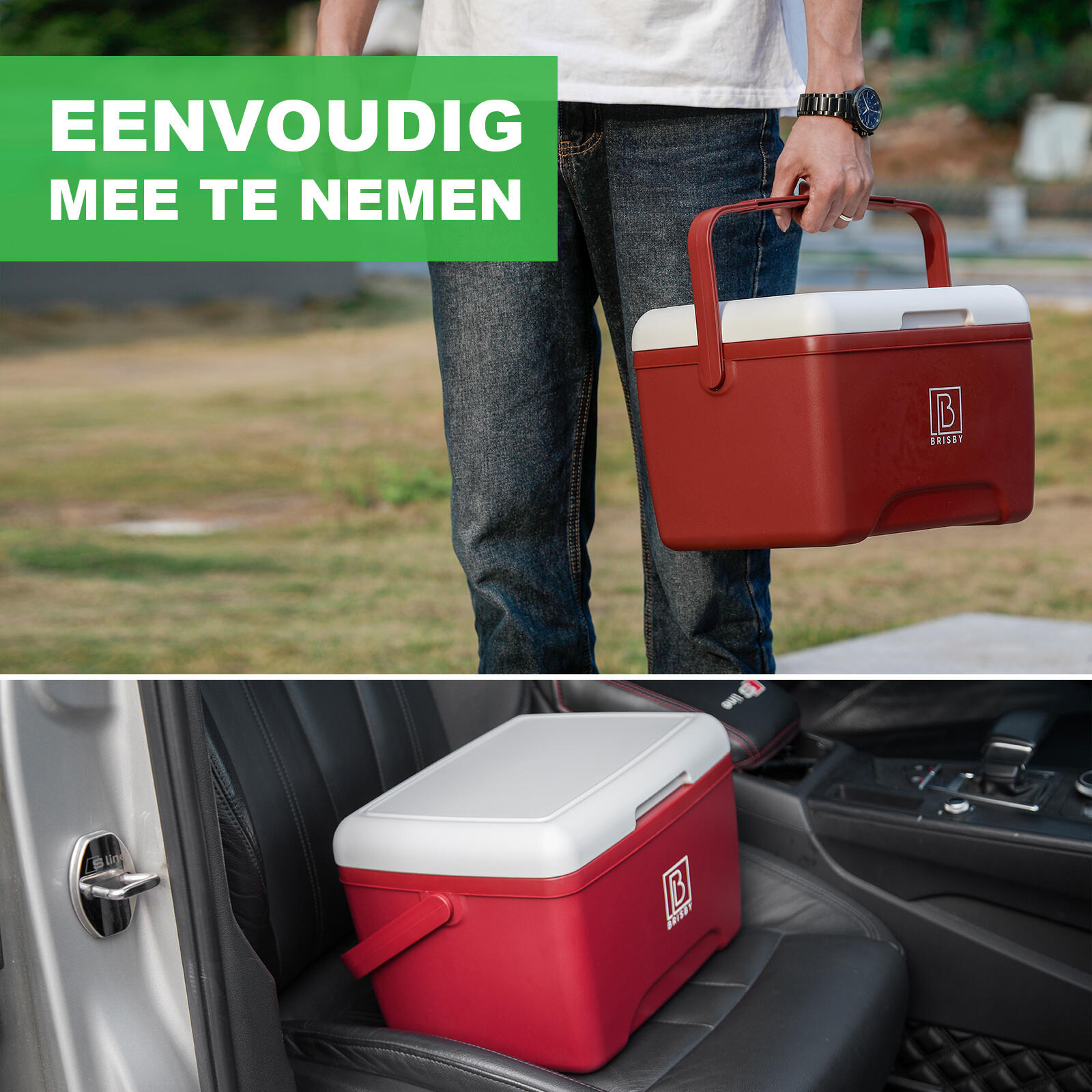 Glacière Brisby 8L Rouge 6/7