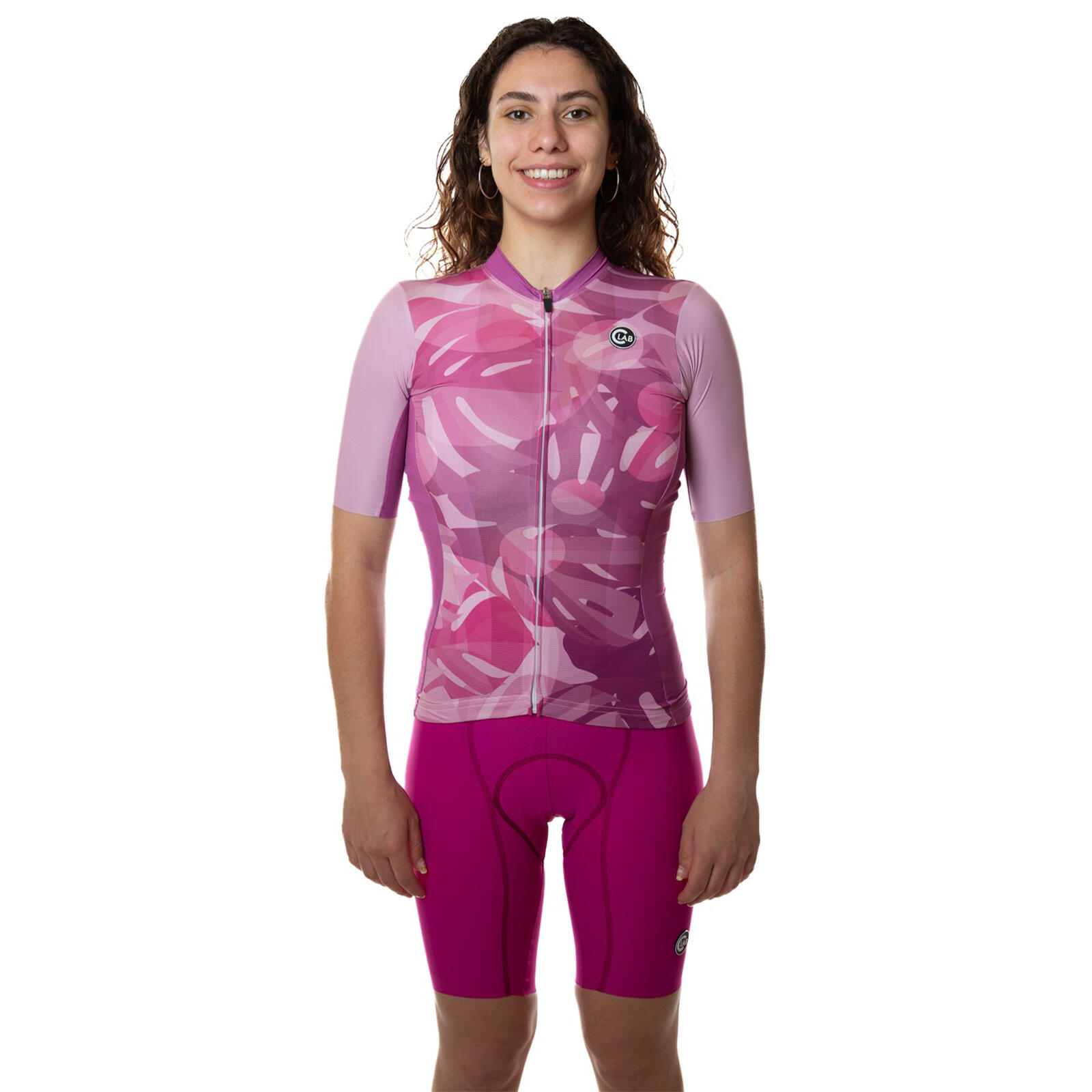 C-lab - Maillot De Cyclisme Femme Ottima Rosa - Maillot Manches Courtes - Rose - S. - Decathlon