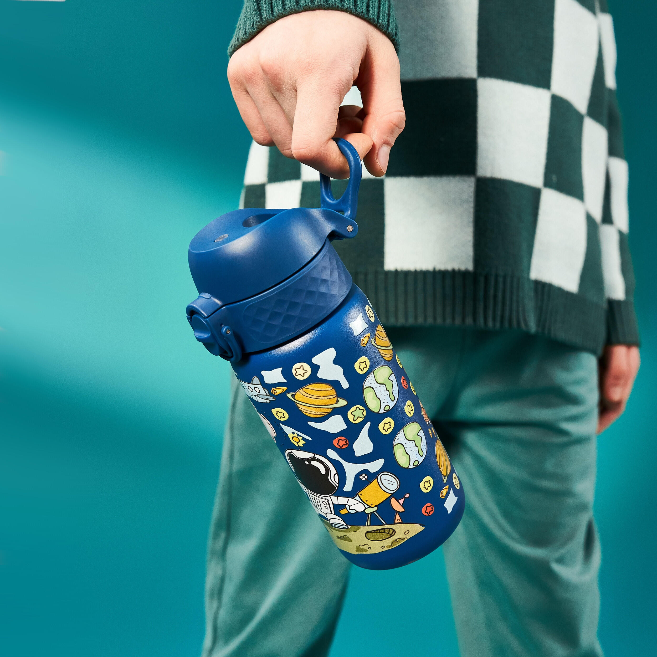 Stalowy bidon do szkoły ION8 400ml 4/8