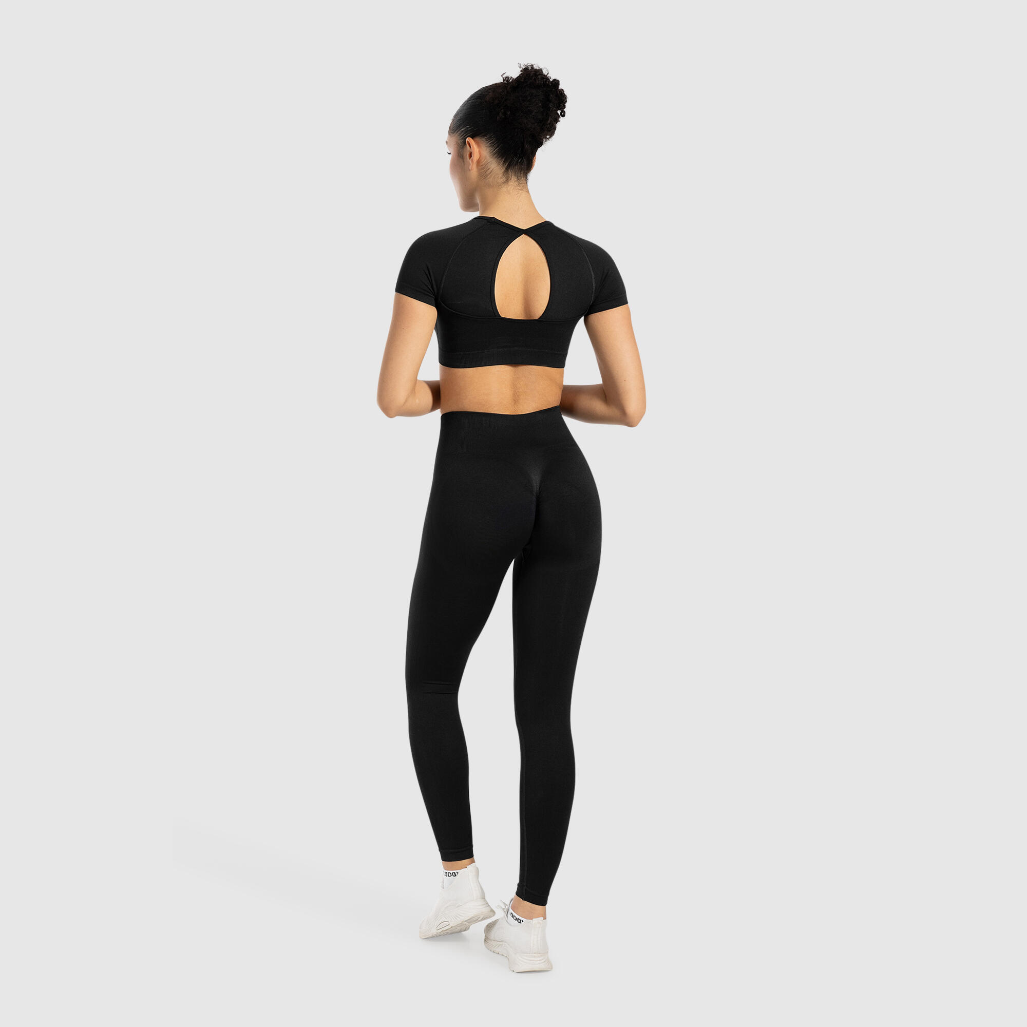Damen Leggings Infinite Batik Scrunch Schwarz 3/6