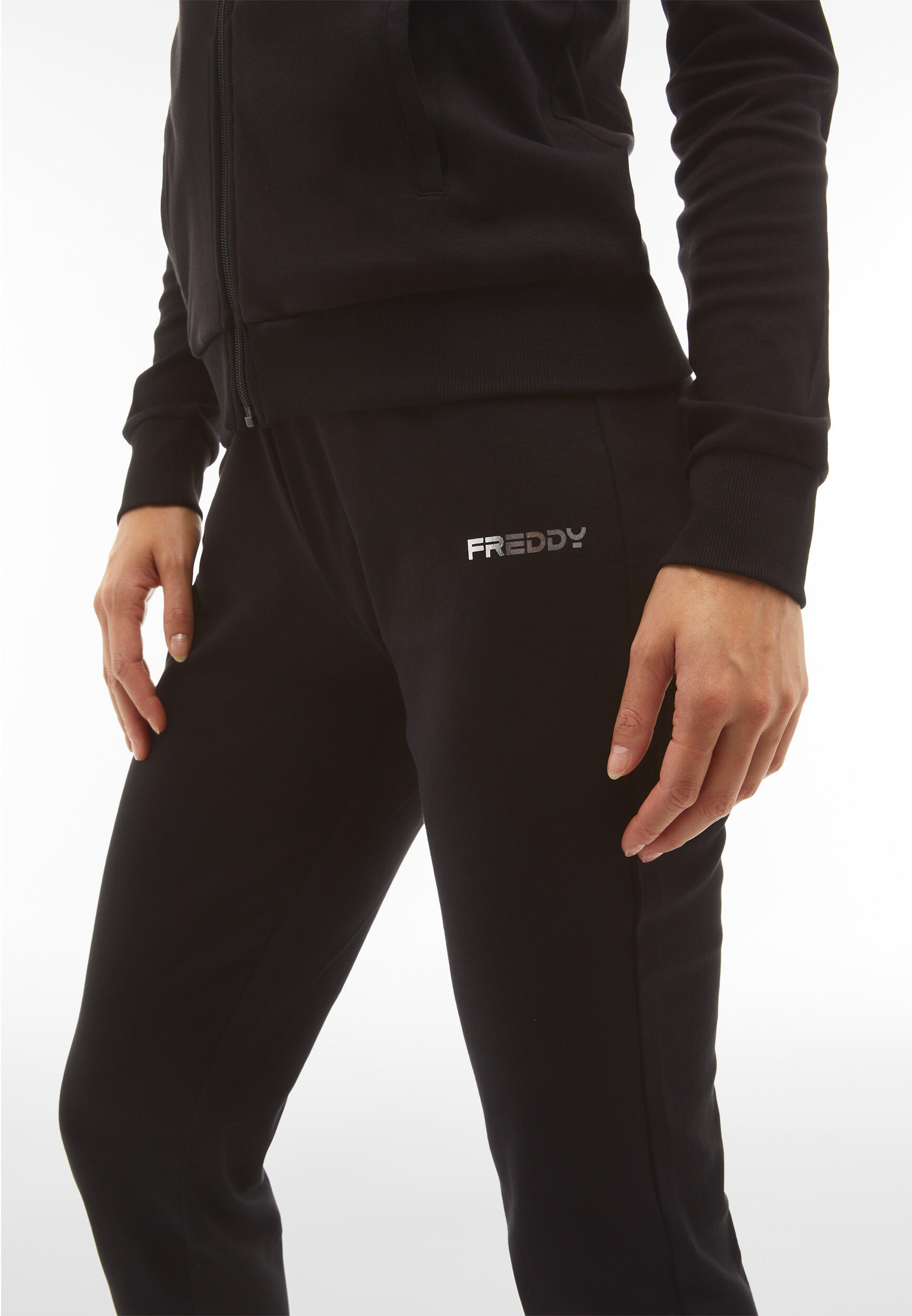 Chándal deportivo de interlock con sudadera con capucha y cremallera 5/5