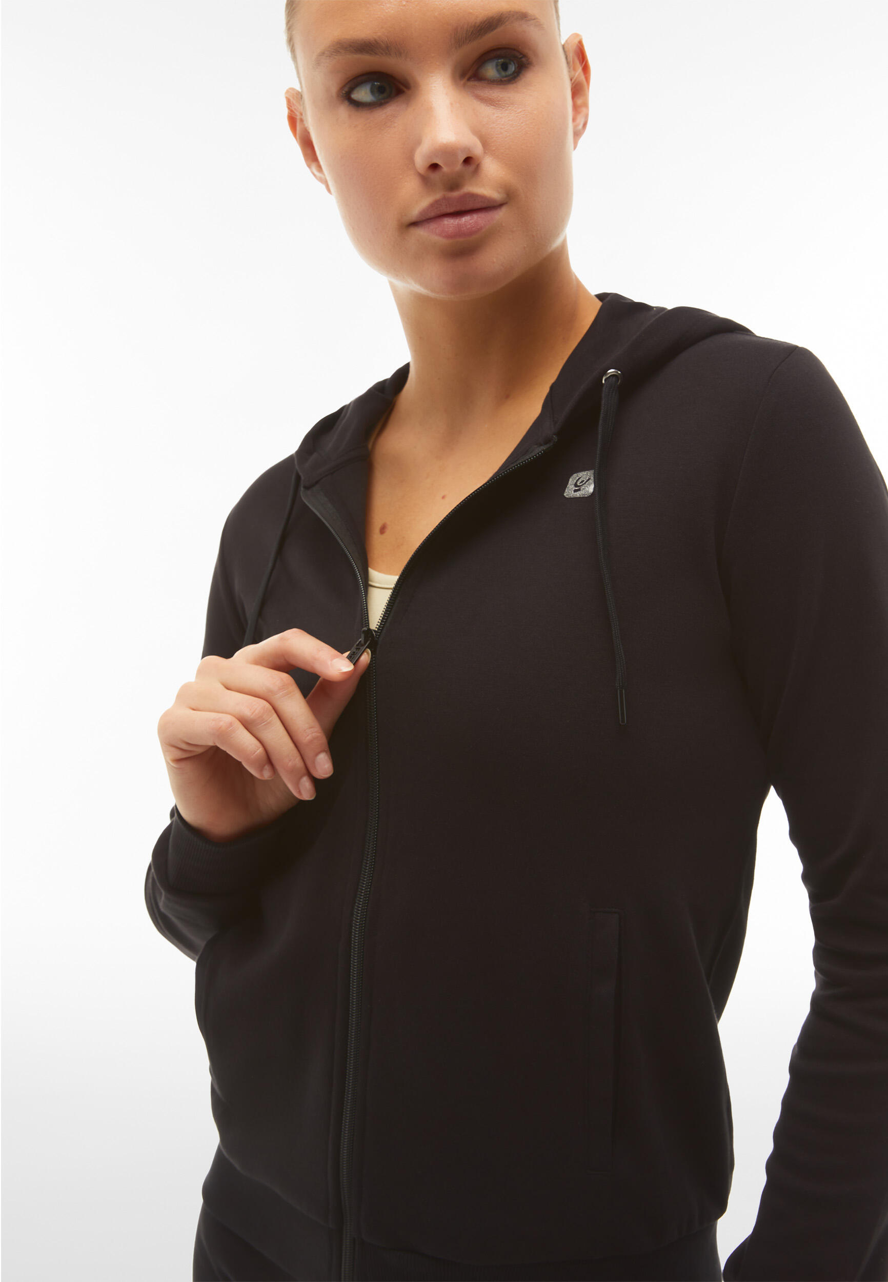 Chándal deportivo de interlock con sudadera con capucha y cremallera 4/5