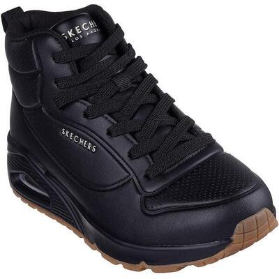 Turnschuhe Skechers Uno - Stand High. Schwarz. Damen