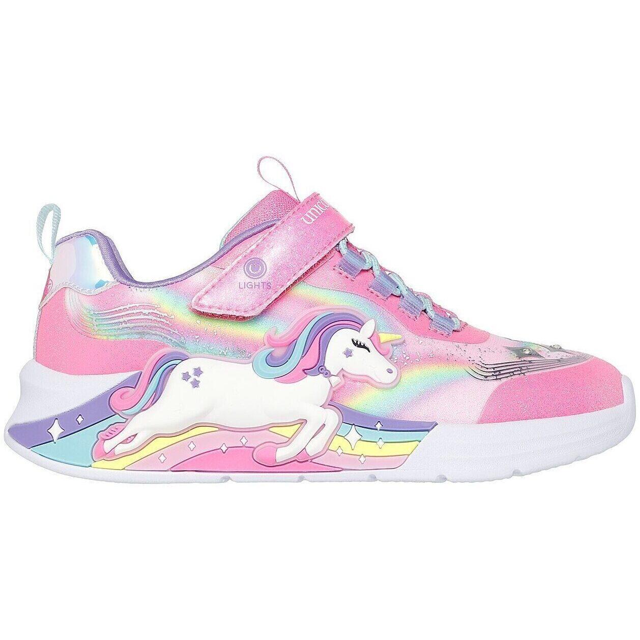 Calçado Skechers Unicorn Chaser, Cor de rosa, Crianças 3/7