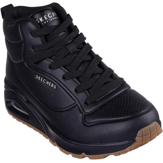 Zapatillas Skechers Uno - Stand High, Negro, Mujer