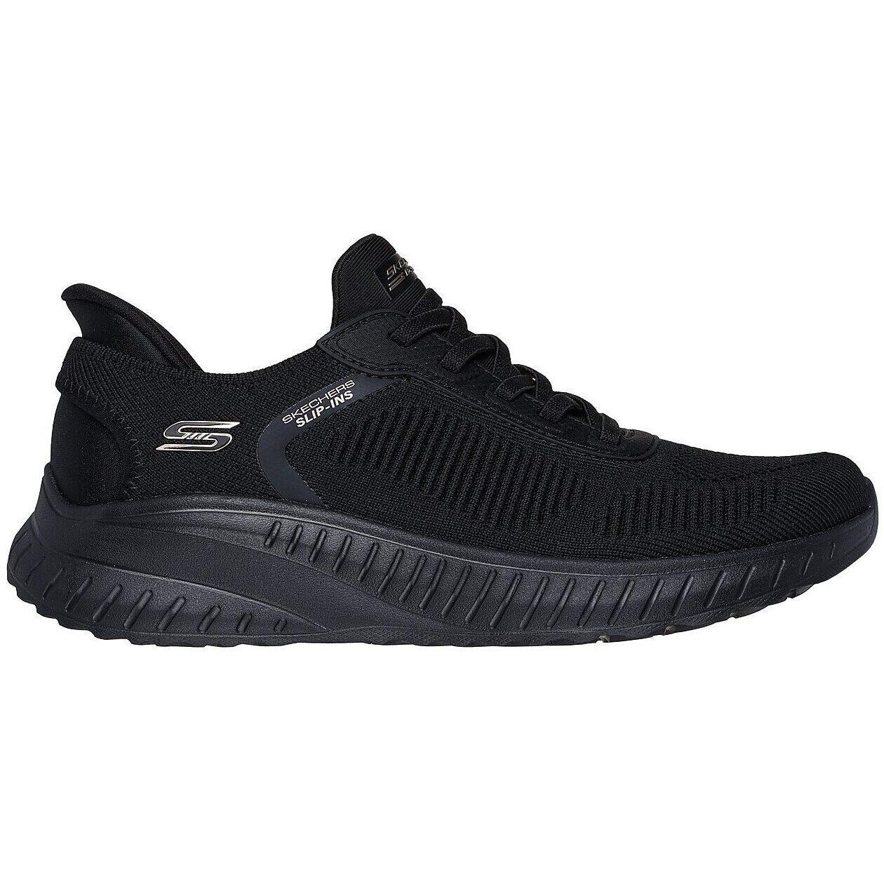 Calçado Skechers Bobs Squad Chaos - C, Preto, Mulheres 3/6