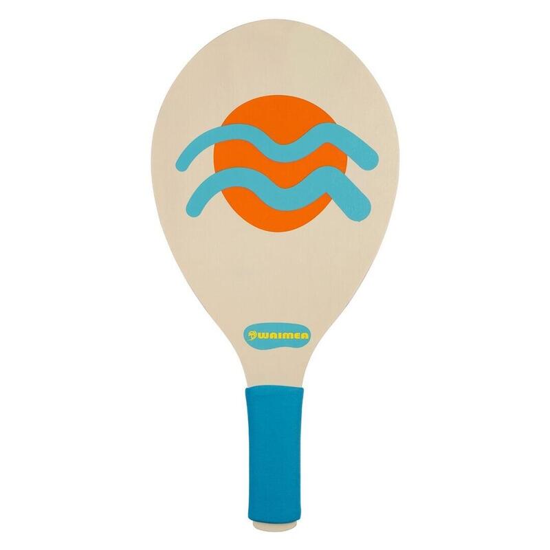 Set tenis de plajă - 2 palete + 2 mingi - Nisip/Portocaliu