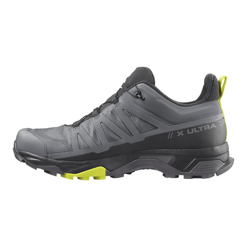 SALOMON X ULTRA 4 GORE-TEX Men Hiking Shoes - QUIET SHADE/BLACK