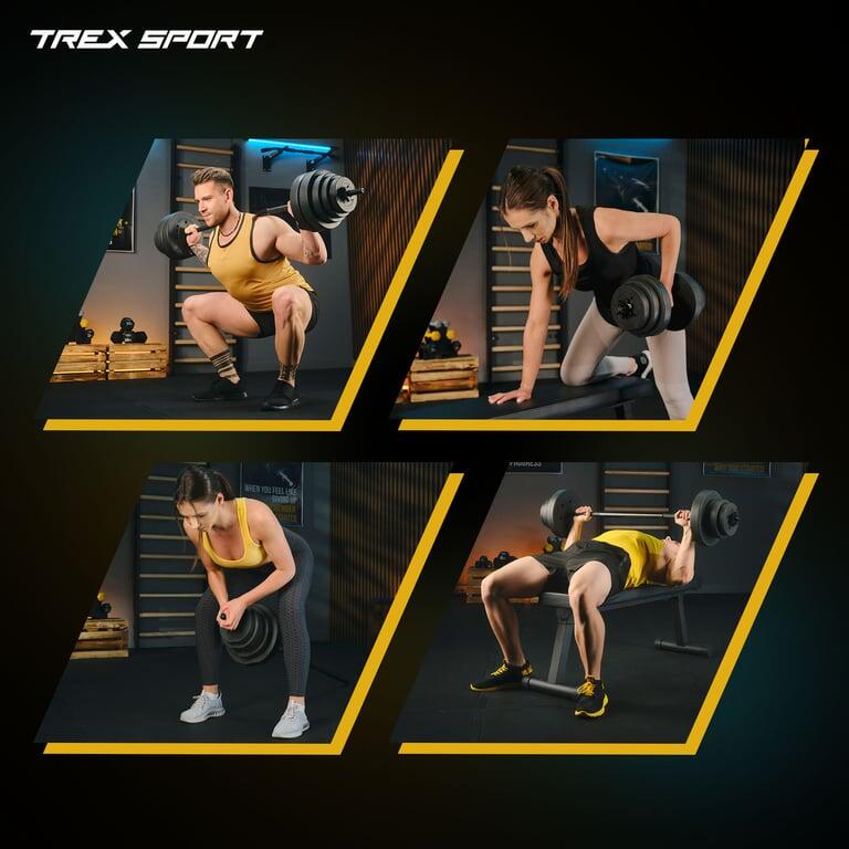 Set de discos de pesas Trex Sport 20 kg (2x5 kg + 4x1,5 kg + 4x1 kg) 4/7