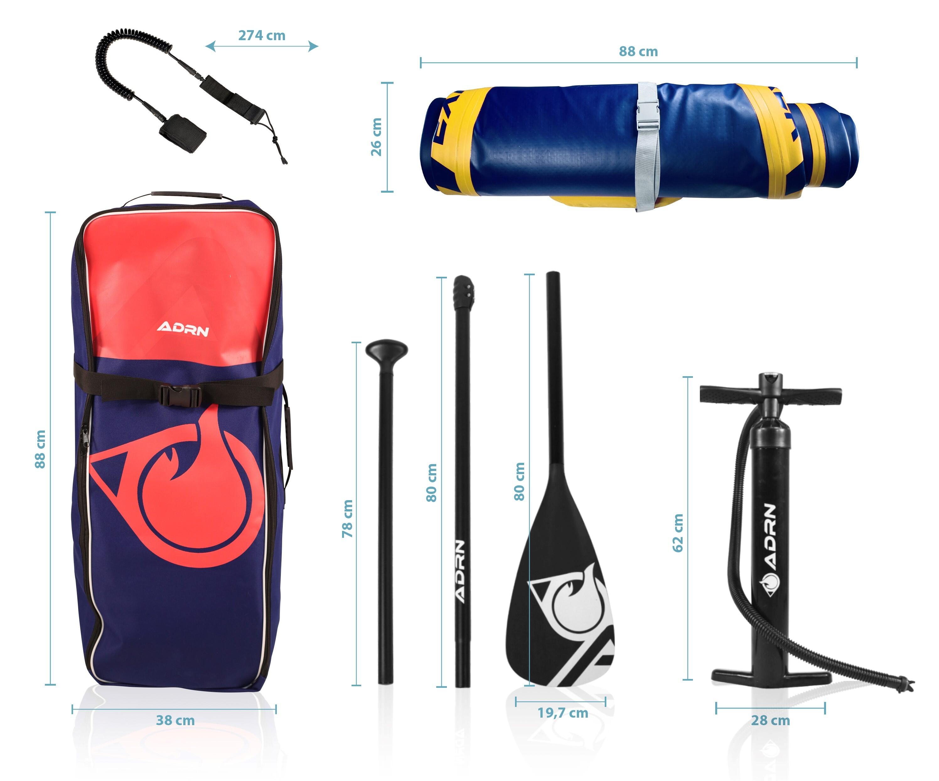 Paddle Gonflable PLAYER 9'8 32'' 5'' (299x81x12,7cm) Pack Complet 3/4