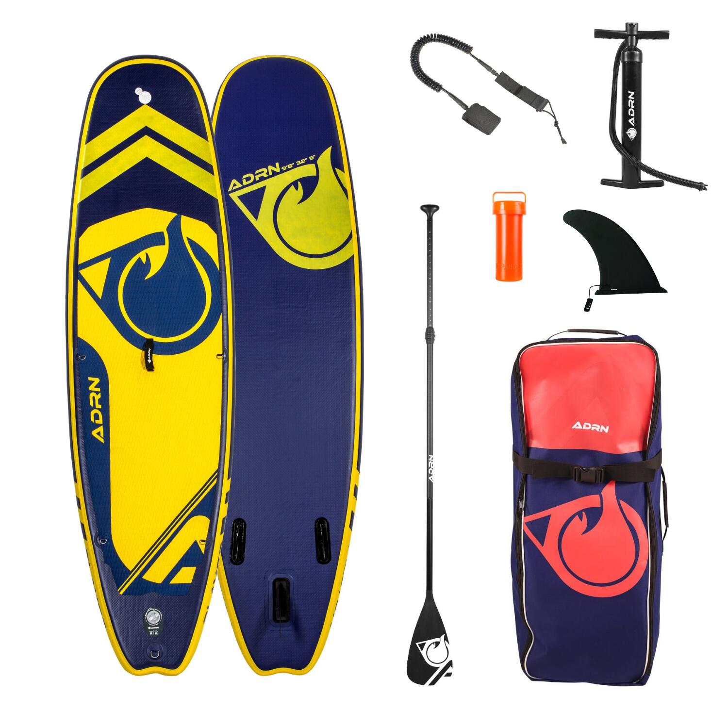 SIMPLE PADDLE Opblaasbare Peddel PLAYER 9'8 32'' 5''(299x81x12, 7cm) Compleet Pakket