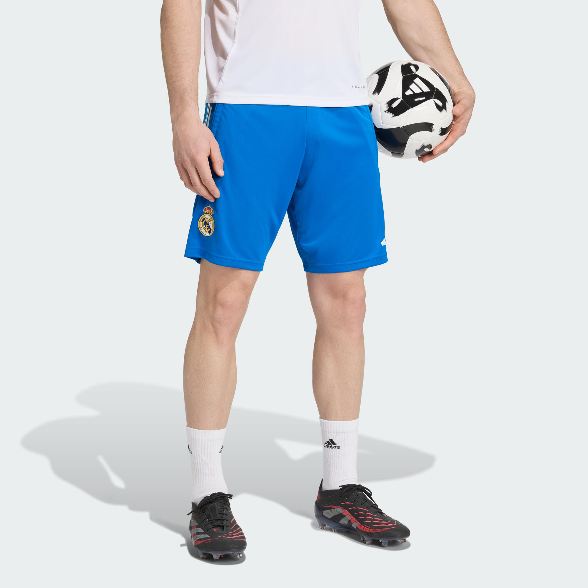Adidas - Short D'Entraînement Real Madrid Tiro 25 Competition - Short - Bleu - 40 M - Decathlon