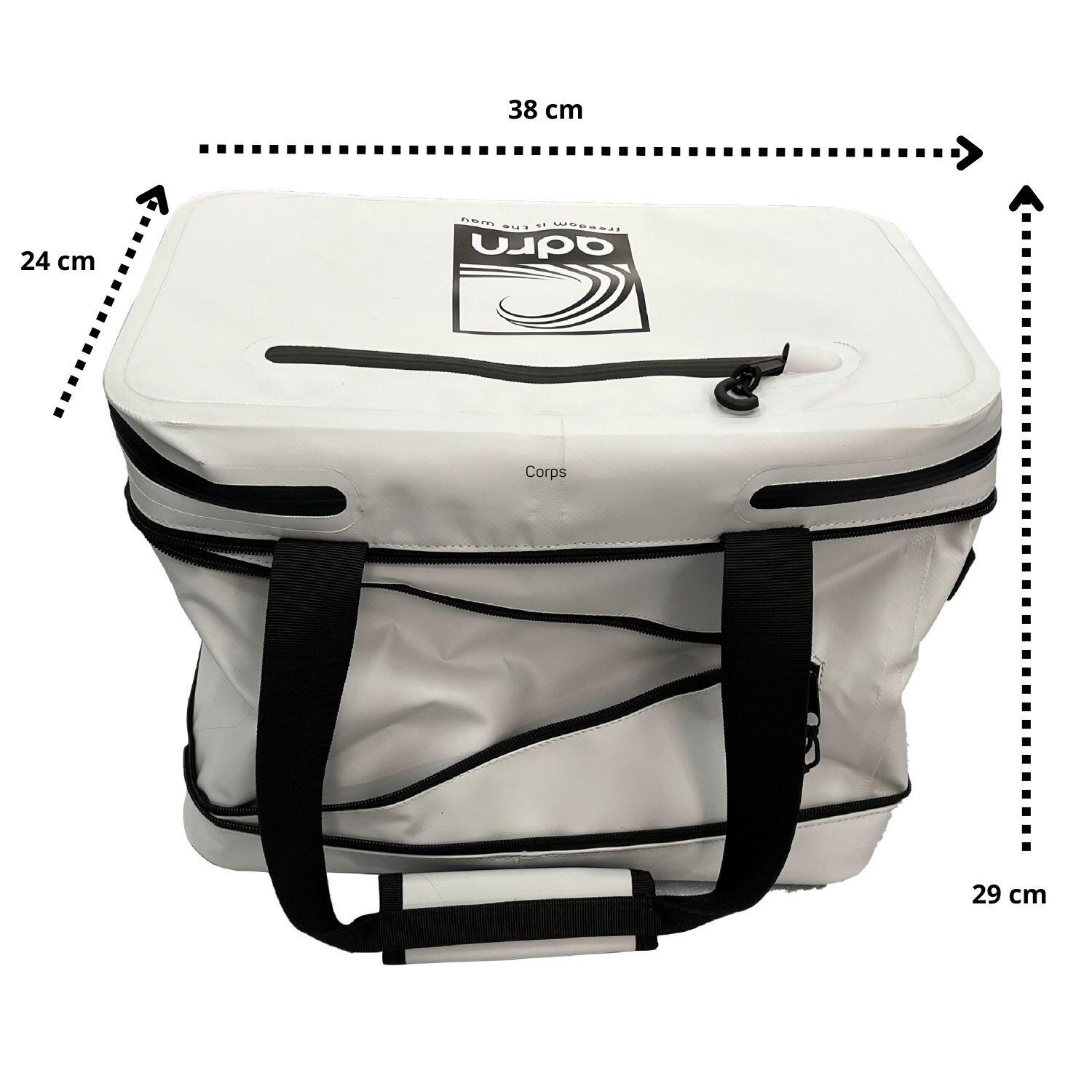 Cooler 20L adattabile per moto d'acqua 38x29x24 cm Grigio 3/5