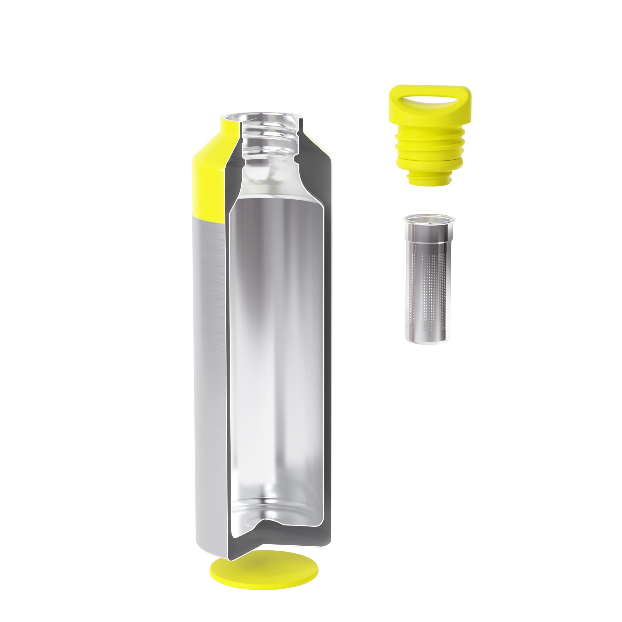 Gourde isotherme avec infuseur 500ml|Adulte|Pique-nique, randonnée|Steel 3/6