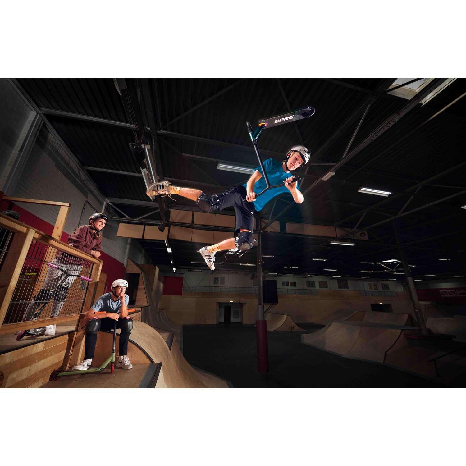 Stuntstep voor kinderen en jongeren BERG Proxus X1 Grijs/Roze 7/7