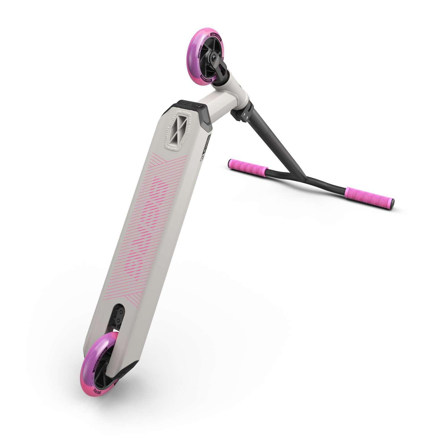 Stuntstep voor kinderen en jongeren BERG Proxus X1 Grijs/Roze 6/7