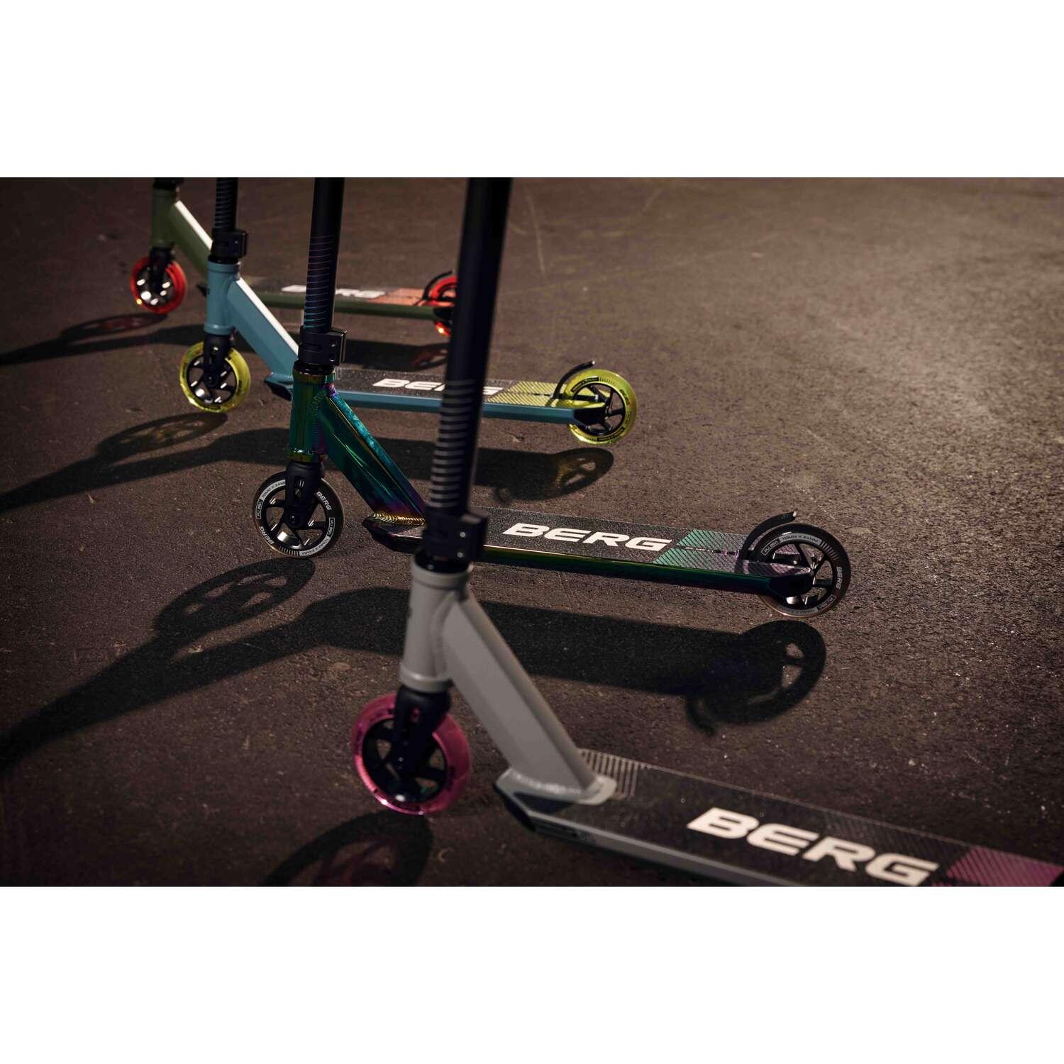 Stuntstep voor kinderen en jongeren BERG Proxus X1 Grijs/Roze 5/7