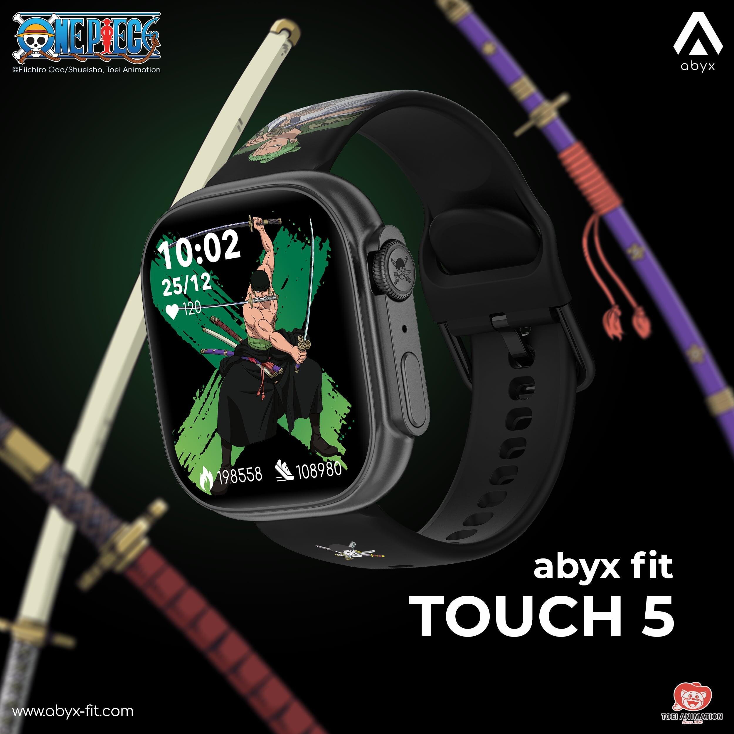 Abyx Fit Touch 5 One Piece – Exklusives Smartwatch-Modell Zoro 4/7