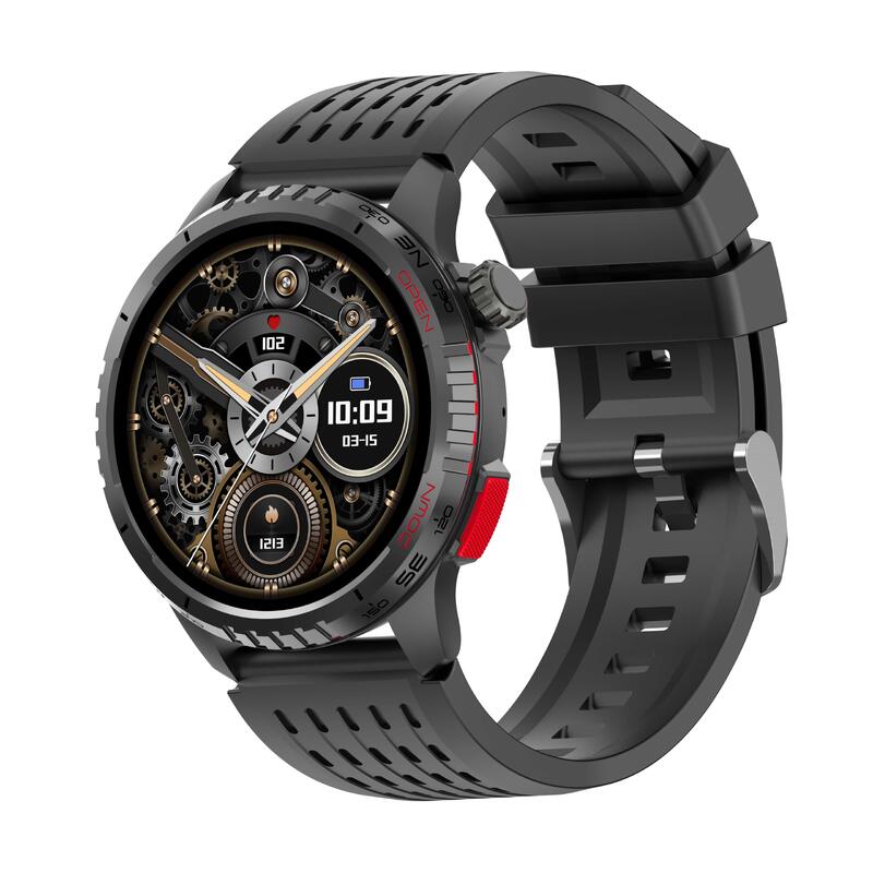 ABYX Fit GPS 2 – Montre connectée multisport avec GPS – Noire