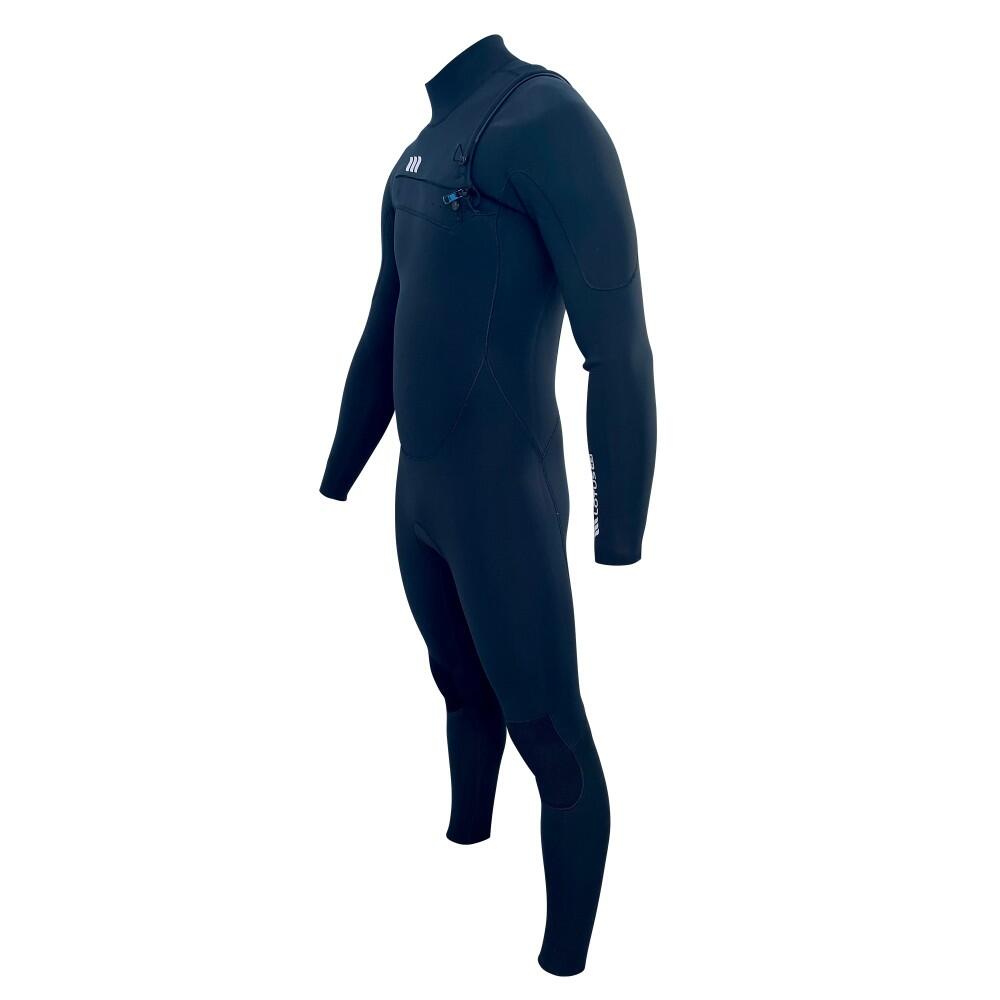WEST SURFING WEST - Muta da surf - Zip frontale Lotus 4/3 - Nera