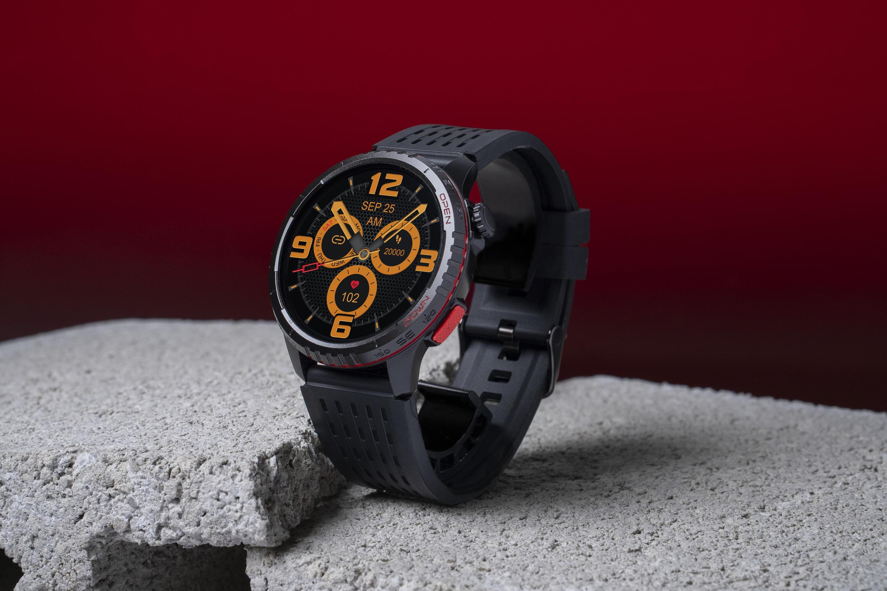 ABYX Fit GPS 2 – Montre connectée multisport avec GPS – Noire 4/8