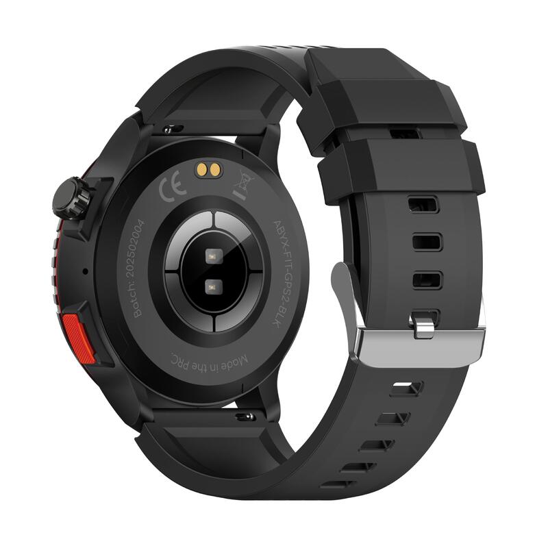 ABYX Fit GPS 2 – Montre connectée multisport avec GPS – Noire
