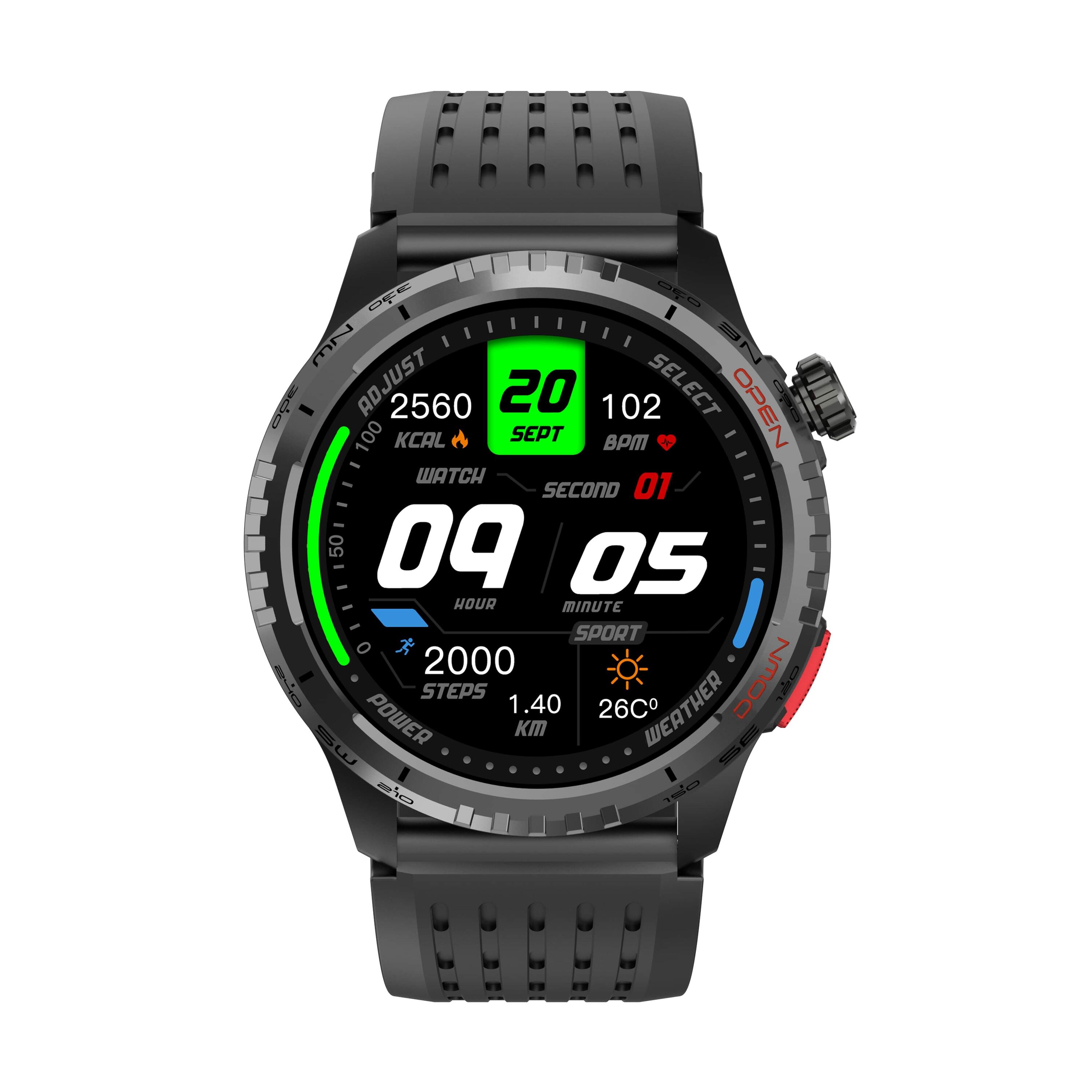 ABYX Fit GPS 2 – Montre connectée multisport avec GPS – Noire 2/8