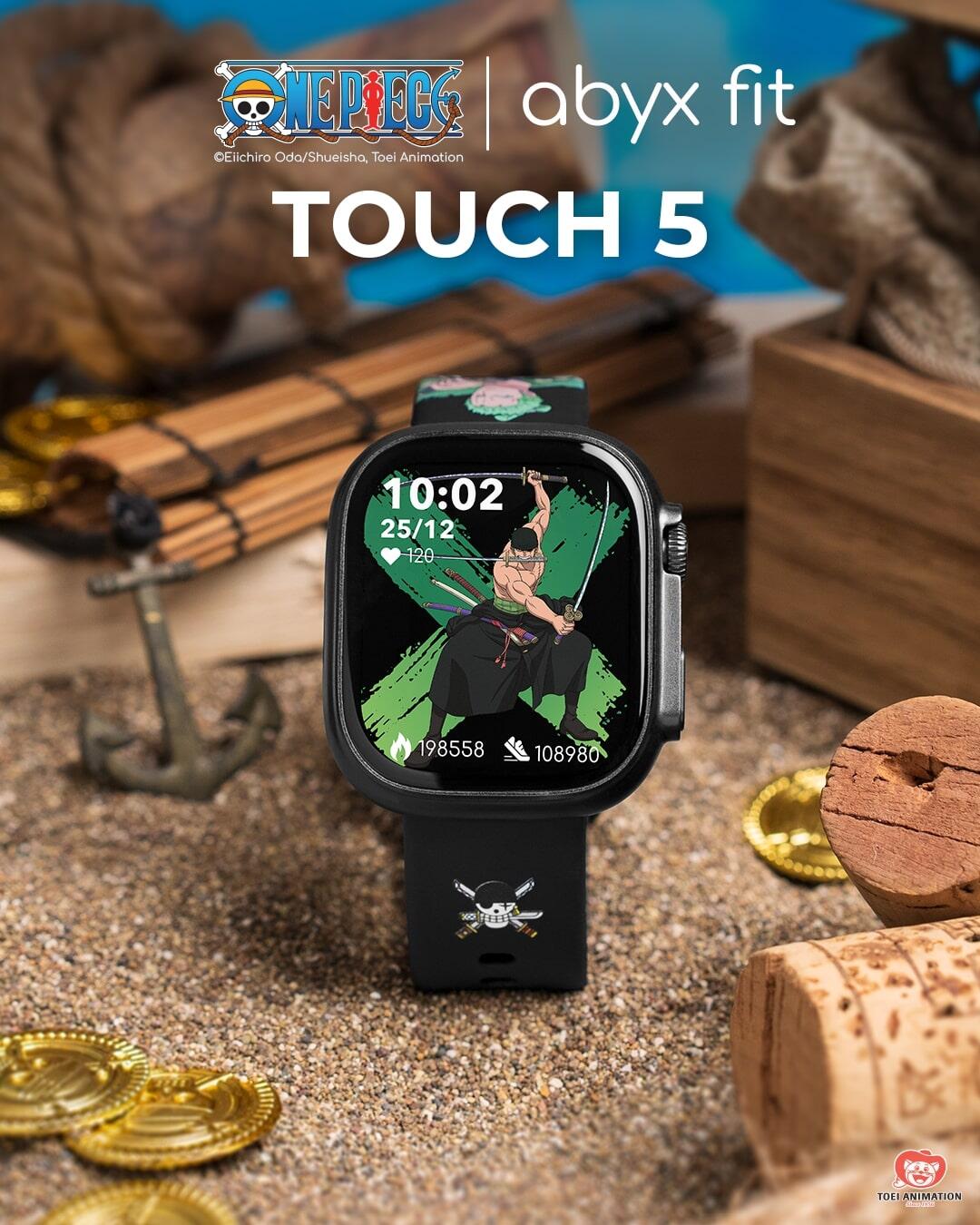 Abyx Fit Touch 5 One Piece – Exklusives Smartwatch-Modell Zoro 5/7
