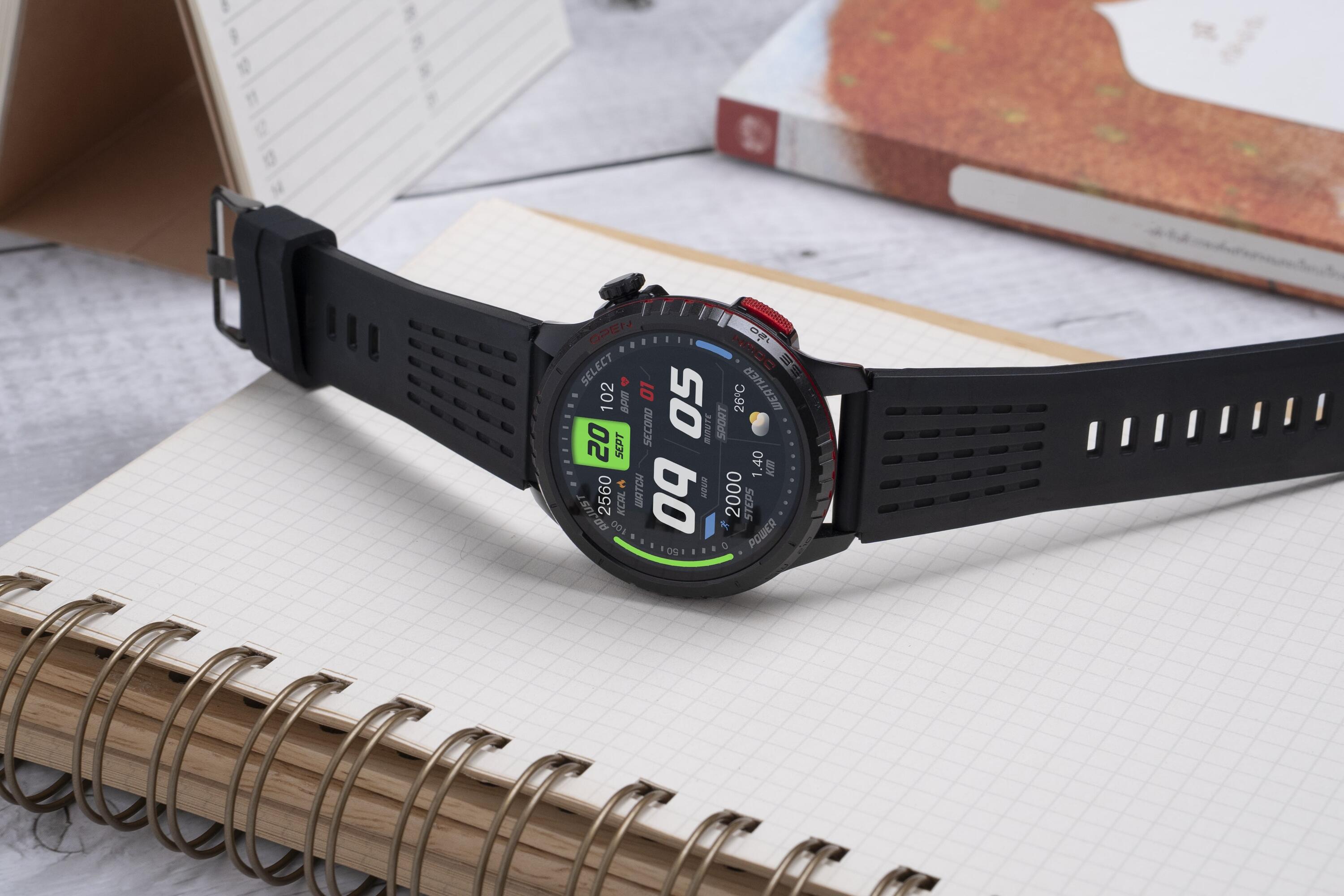 ABYX Fit GPS 2 – Montre connectée multisport avec GPS – Noire 7/8