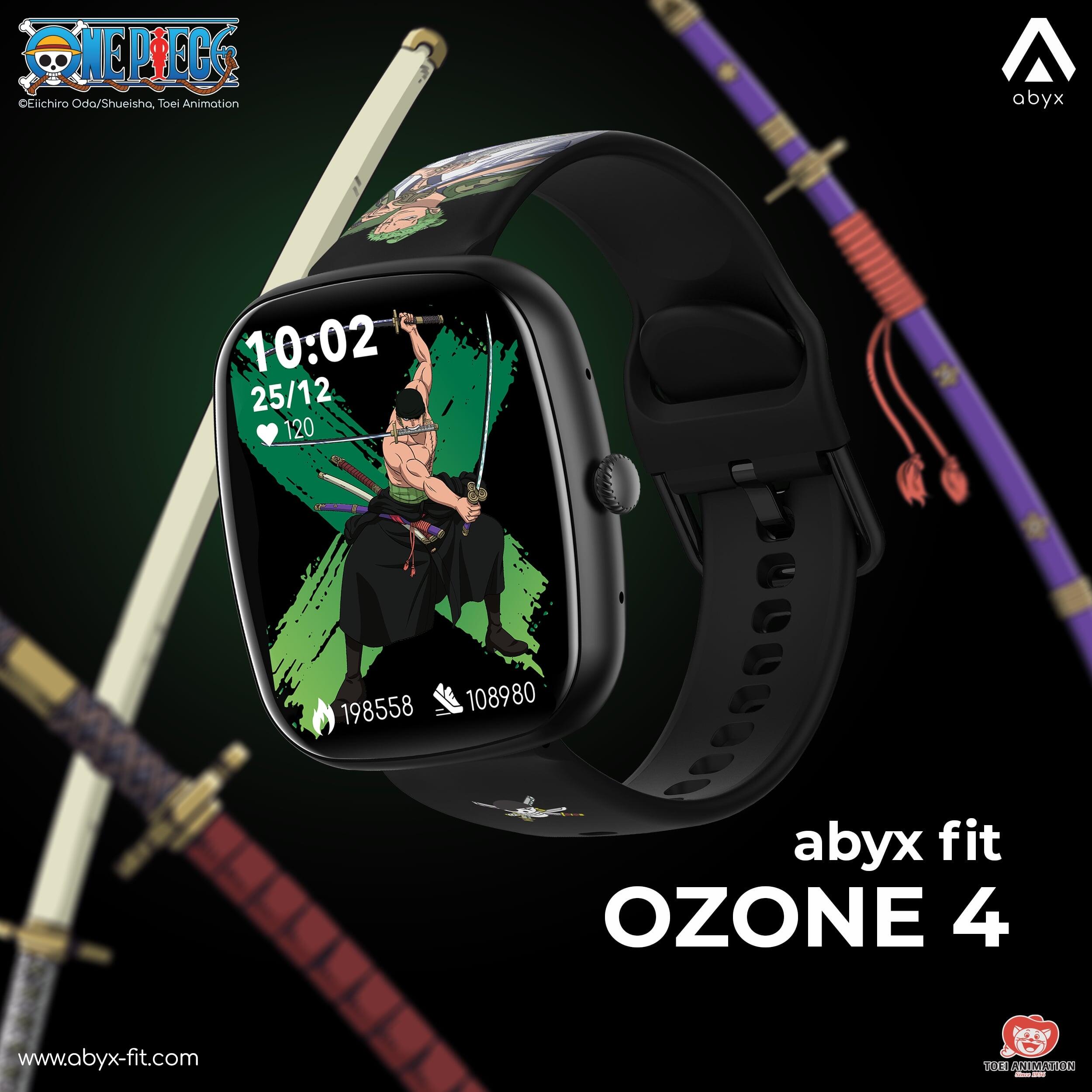 Abyx Fit Ozone 4 One Piece Edition – Montre connectée exclusive Zoro 5/8