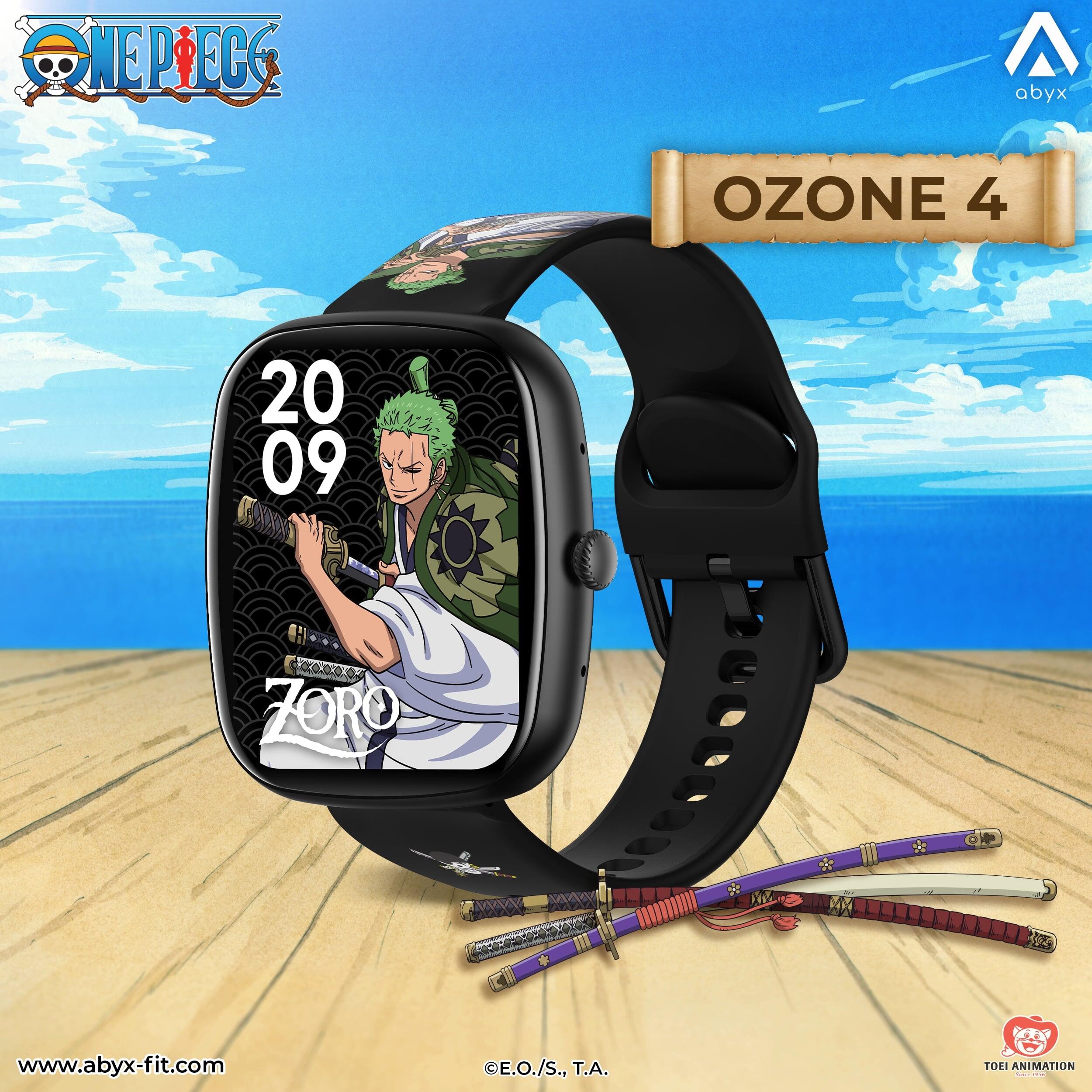 Abyx Fit Ozone 4 One Piece Edition – Montre connectée exclusive Zoro 4/8