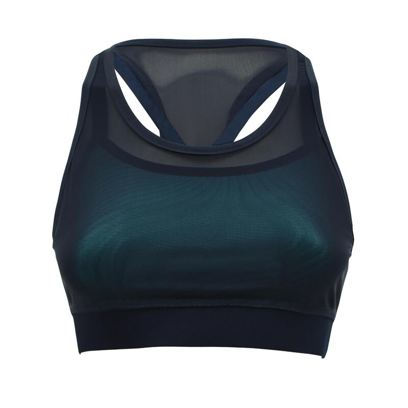 Femei Sport Crop Top Dublu BECRY
