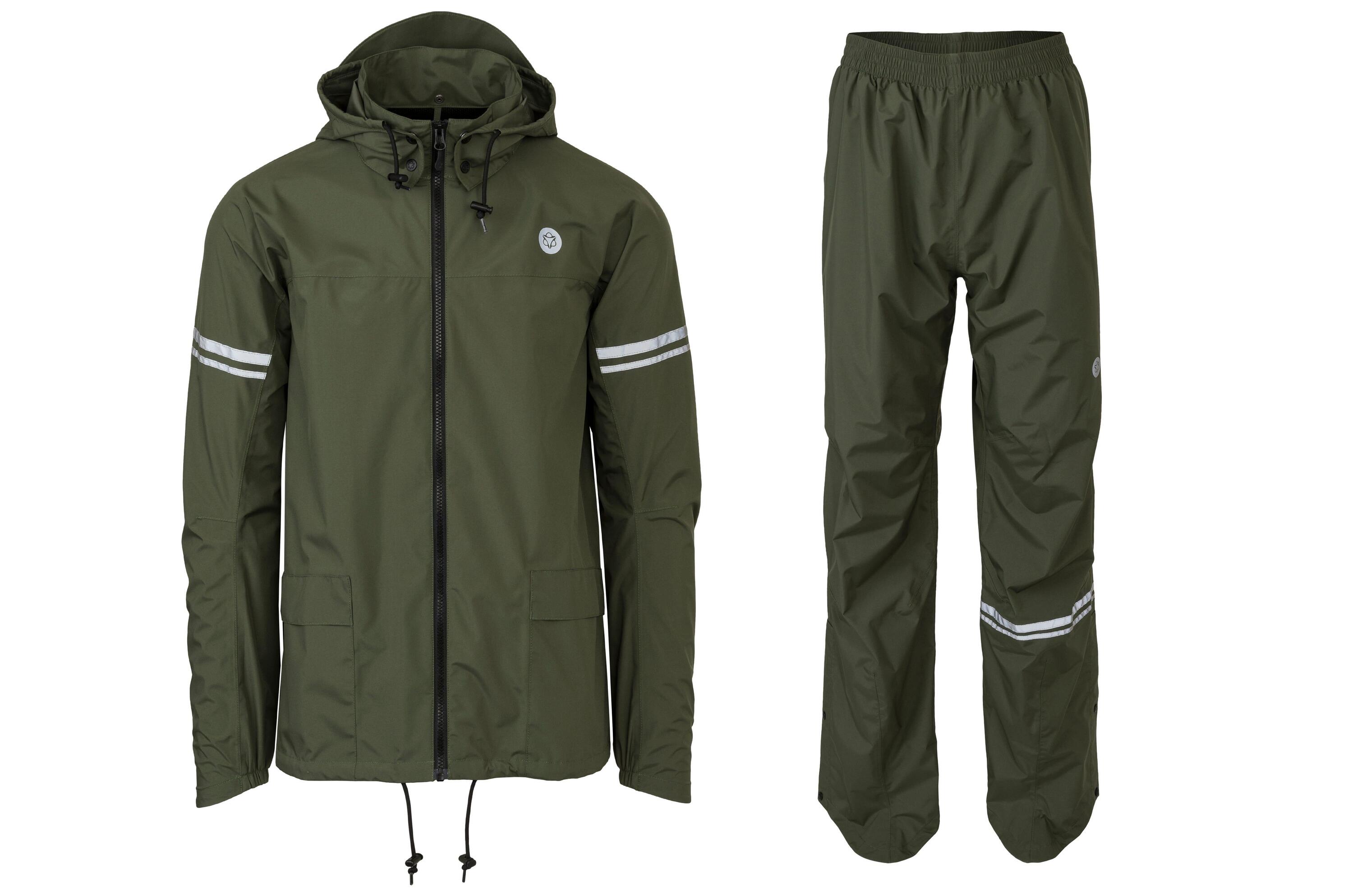 AGU Original Regenanzug Essential Army Green XXL