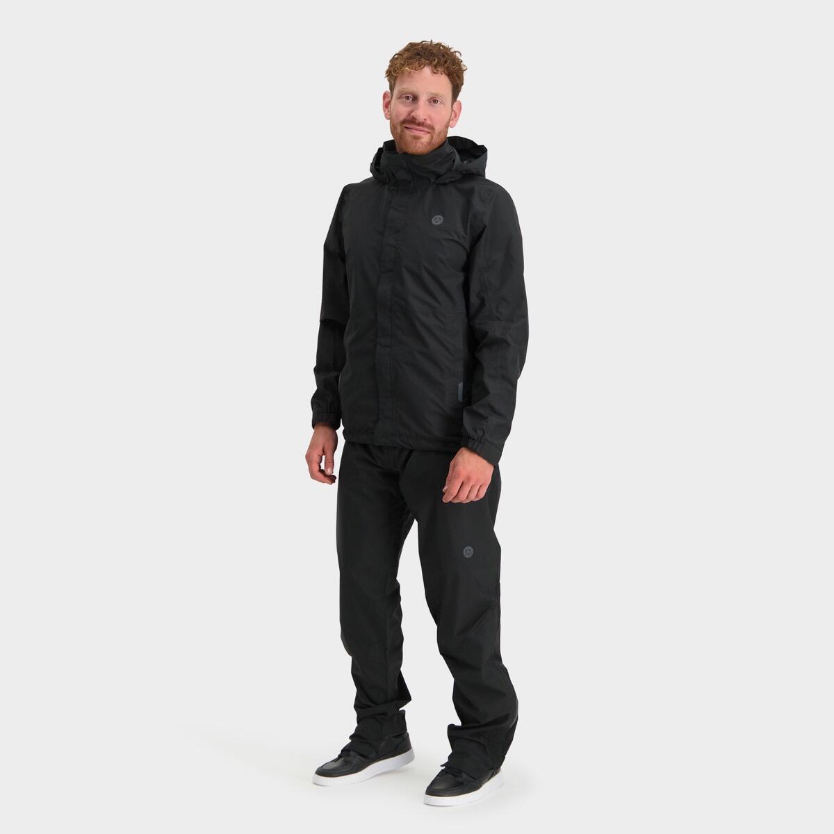 Section Regenjas Essential Heren Zwart XL 4/7