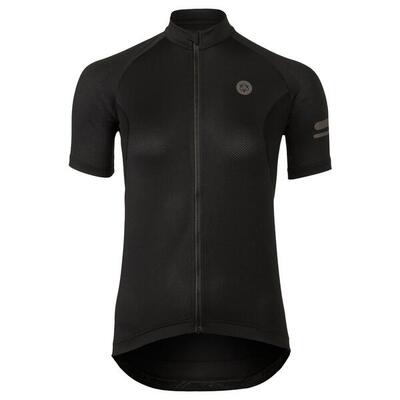 Core fietsshirt ss essential dames zwart