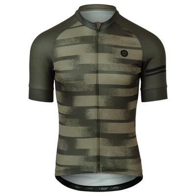 Grainy stripe fietsshirt essential heren