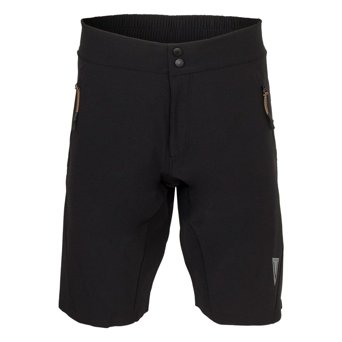 Short de cyclisme VTT Essential Venture Homme Noir L 1/2