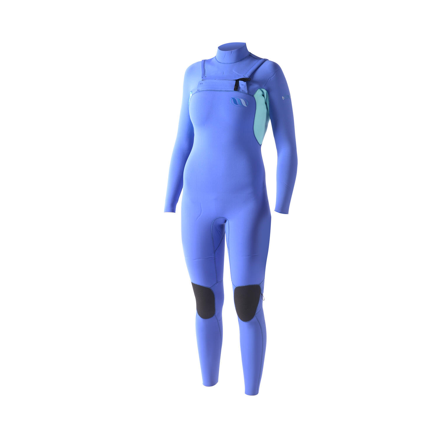 WEST SURFING WEST - Fato de surf feminino - Nitro Lady fecho frontal 3/2mm - Aqua