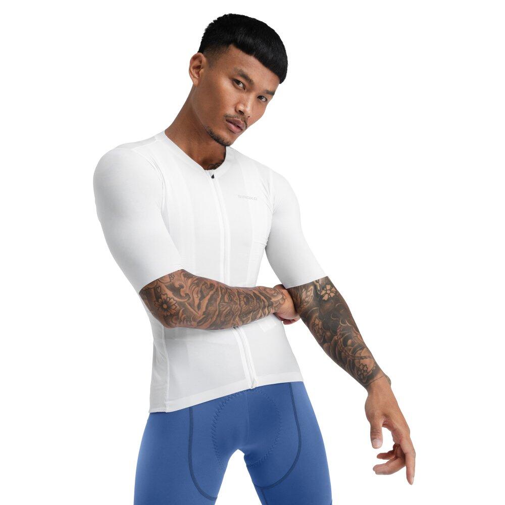 Siroko - Maillot Vélo Ultraléger Homme Cyclisme Srx Ardiden Blanc - Maillot Manches Courtes - Blanc - 52 2xl - Decathlon