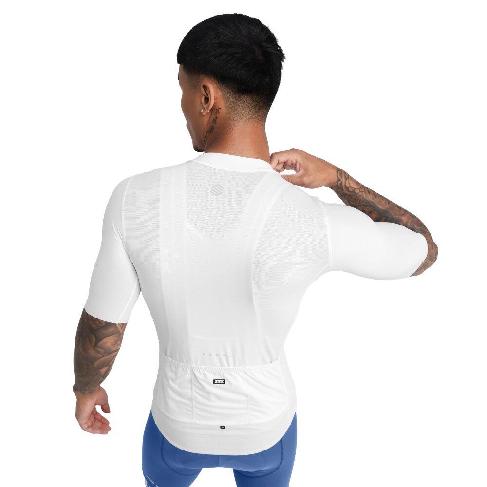 Heren Wielrennen ultralichtgewicht wielershirt SRX Ardiden Wit 2/7
